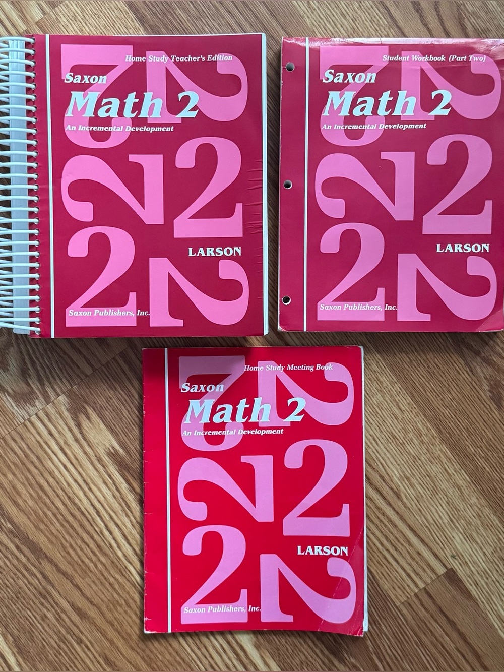 Saxon Math 2 Homeschool Curriculum Lot